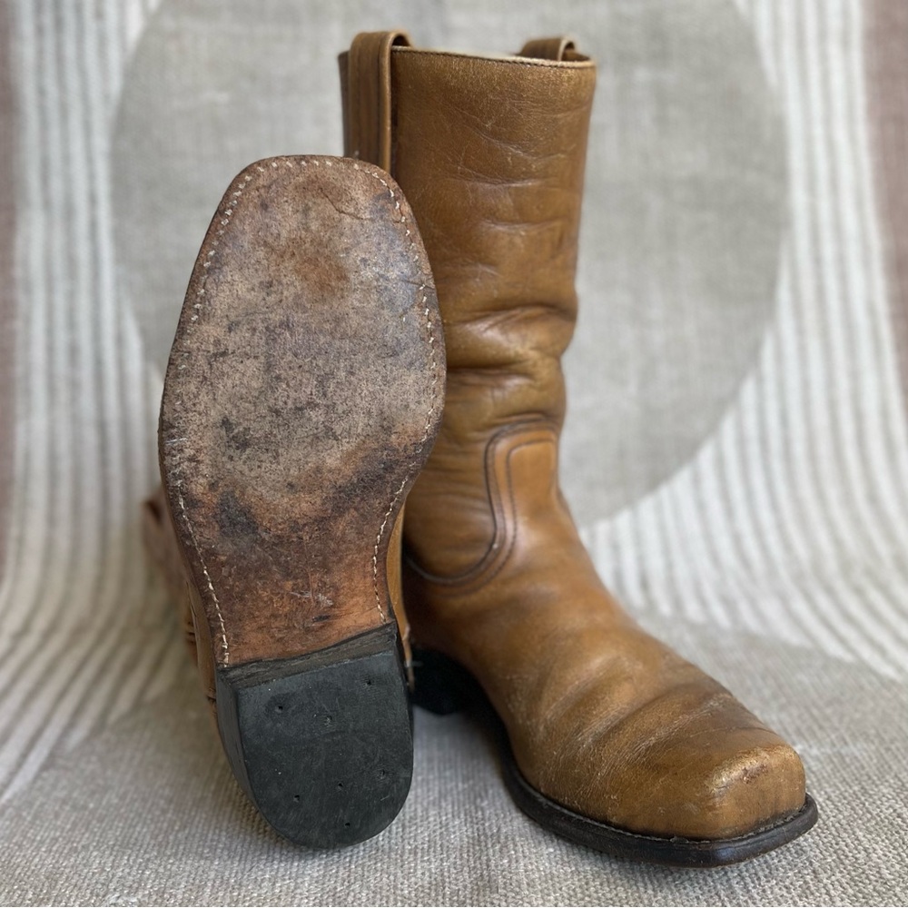 Distressed Frye Vintage Campus Boots *READ DESCRIPTION* - Picture 9 of 9